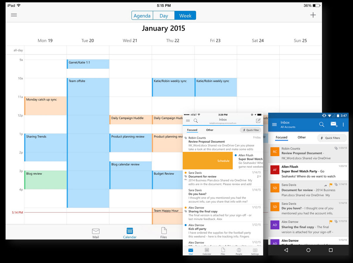 Microsoft Rolls Out New Outlook Apps For Ios And Android Zdnet
