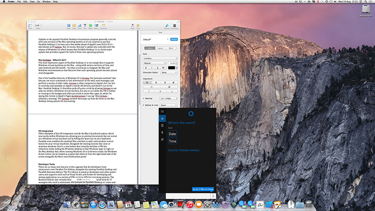 parallels desktop 11 for mac review