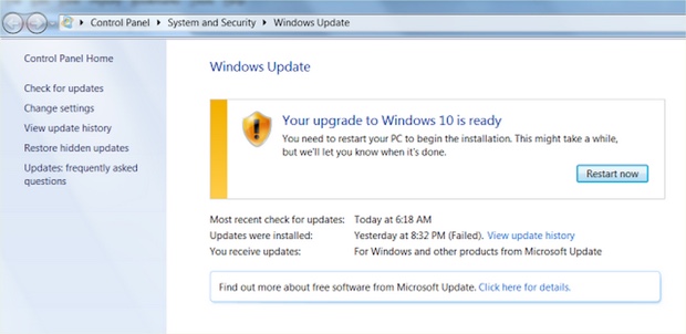 windows 10 update nag
