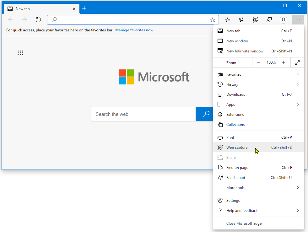 Microsoft Edge to get a web screenshot utility | ZDNet