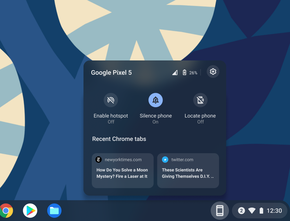 Chrome OS : Google annonce de nouvelles fonctionnalités, dont Phone Hub