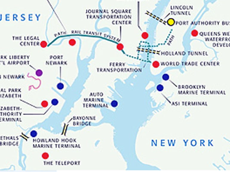 Port Authority Ny Nj Map Sm 