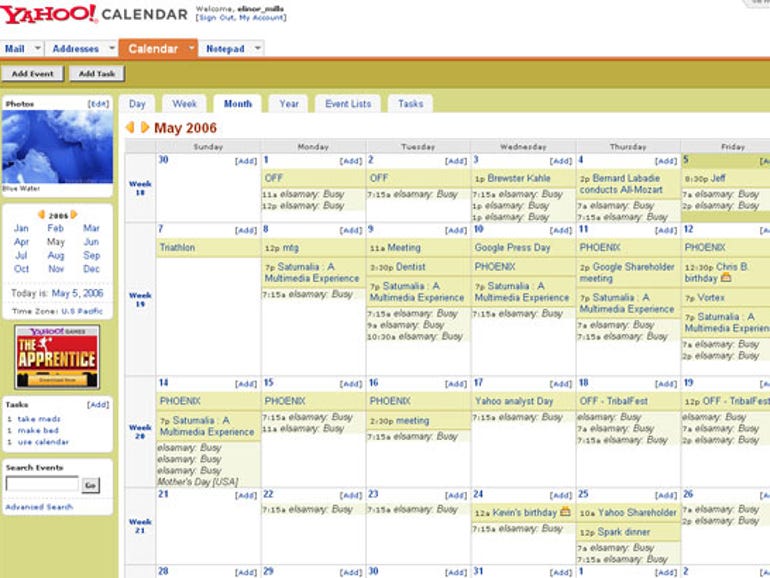 Images: A look at Web based calendars 4 Page 4 ZDNet