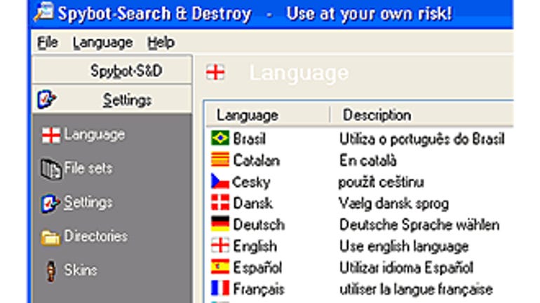 spybot search and destroy free includes