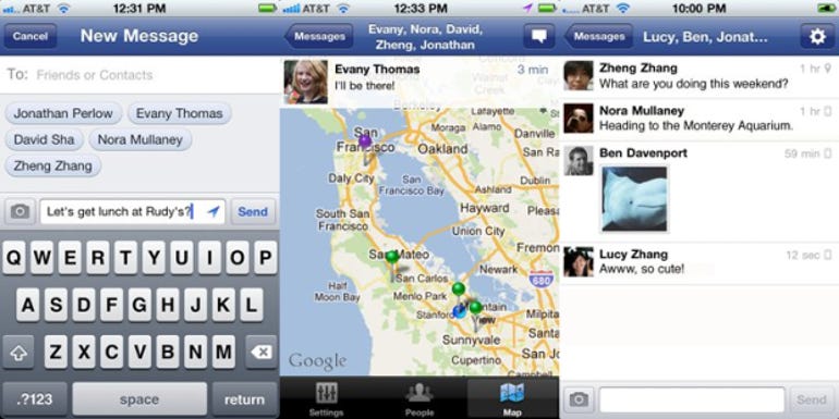 Facebook Launches Facebook Messenger App For Android Iphone Zdnet