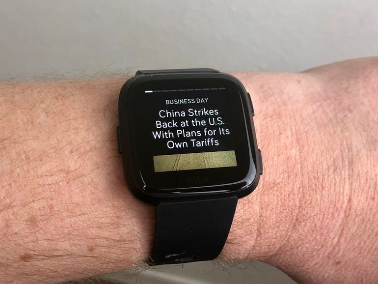 fitbit versa can you answer calls