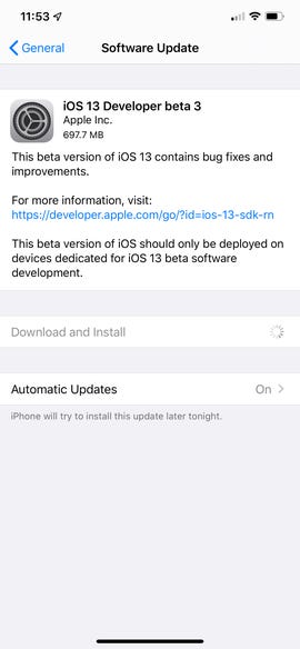 Apple Releases Third Developer Beta Of Ios 13 Ipados Macos 10 15 Catalina Watchos 6 Tvos 13 Zdnet