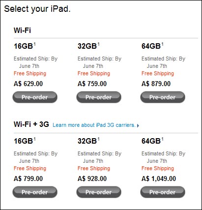 iPad Prices