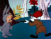 Hare Brush, still from the 1955 Warner Brothers cartoon