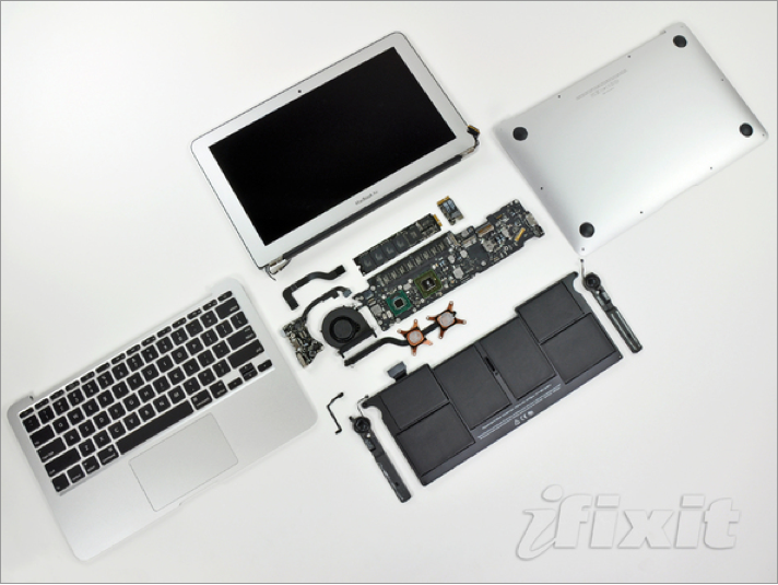 MacBook 2010 teardown; soldered RAM, proprietary SSD | ZDNET