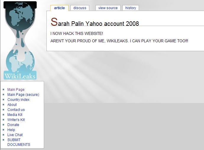 Palin, Sizemore hacks: is getting into Yahoo e-mail too easy?