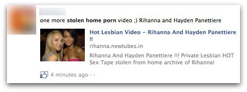Home Rihanna Porn - Hot Lesbian Video - Rihanna and Hayden Panettiere' scam on Facebook leads  to Mac malware | ZDNET