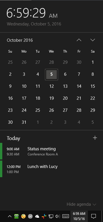 Windows 10 tip: See all your calendars at a glance in agenda view ZDNET