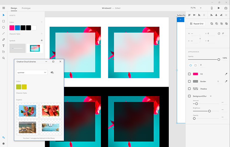 is adobe xd for windows 10
