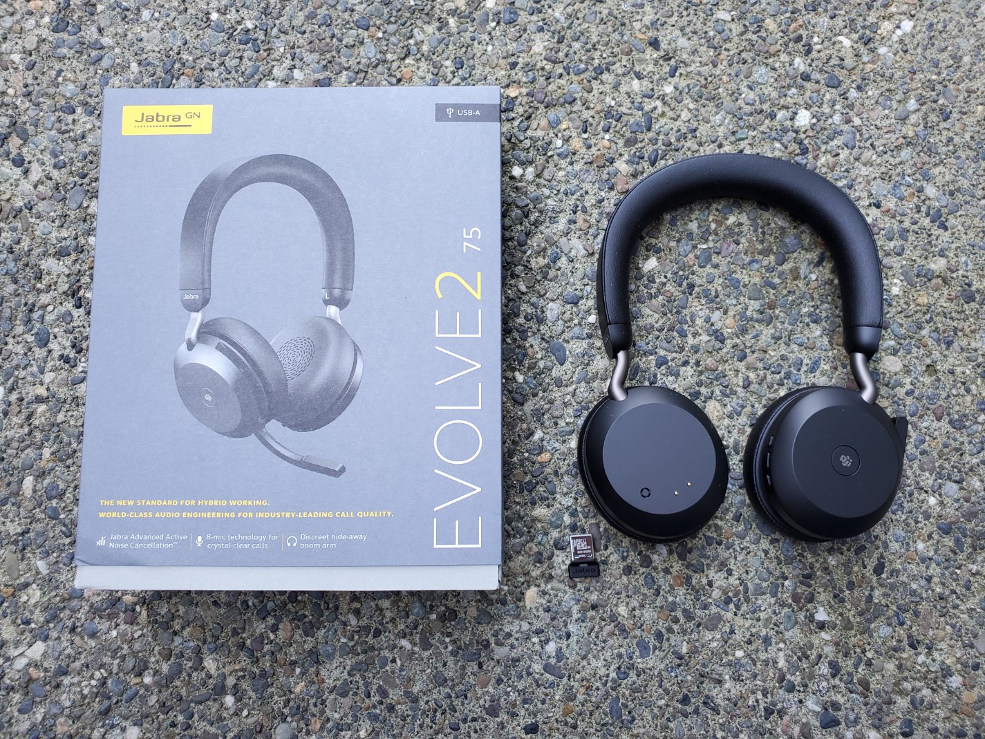 Jabra Evolve 75 UC Headset Overview With Microphone Sound Test VIDEO