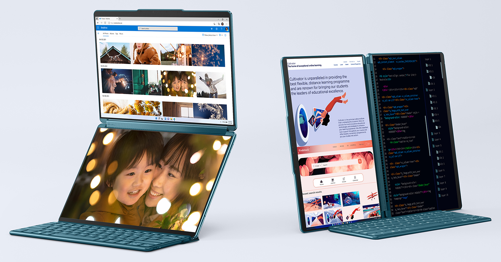 CES : Lenovo Yoga Book 9i, le premier PC portable à double écran OLED du  monde - ZDNet