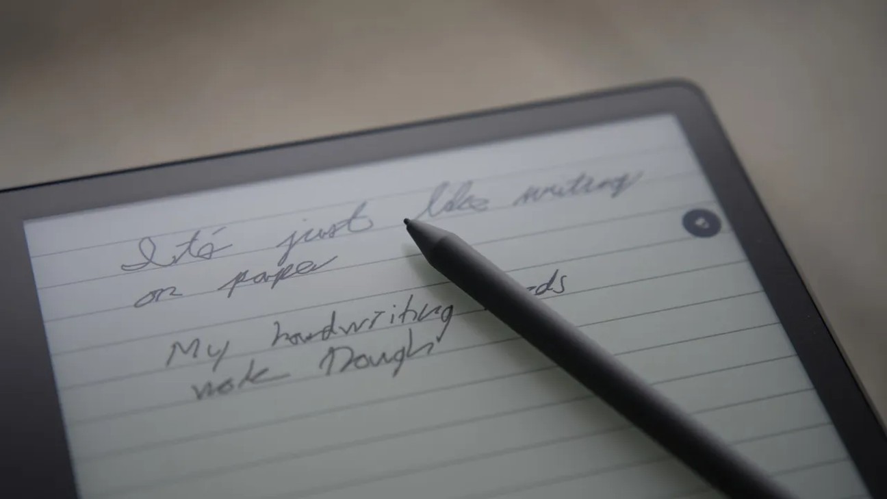 Kindle Scribe : la mise à jour ajoute la recherche d'écriture manuscrite, et c'est efficace