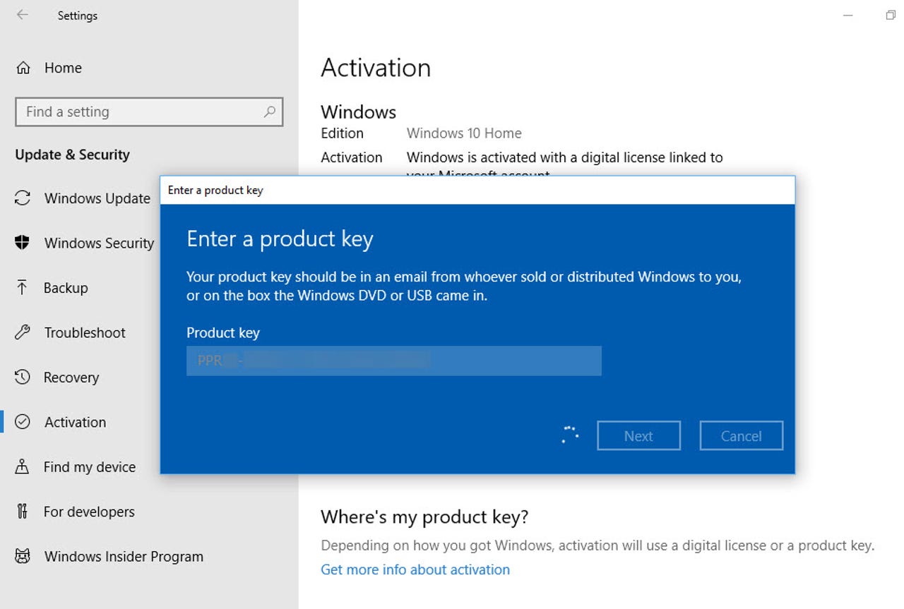 How to upgrade from Windows 10 Home to Pro for free