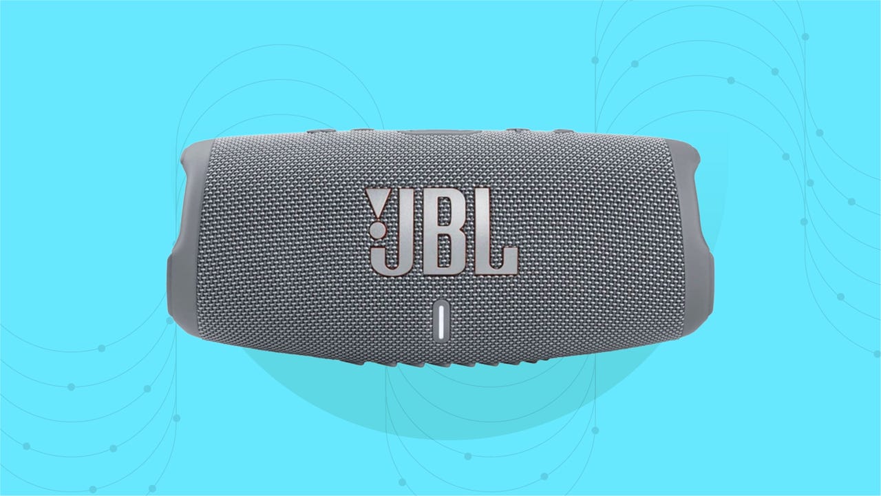 JBL Charge 5 Bluetooth Speaker, Blue