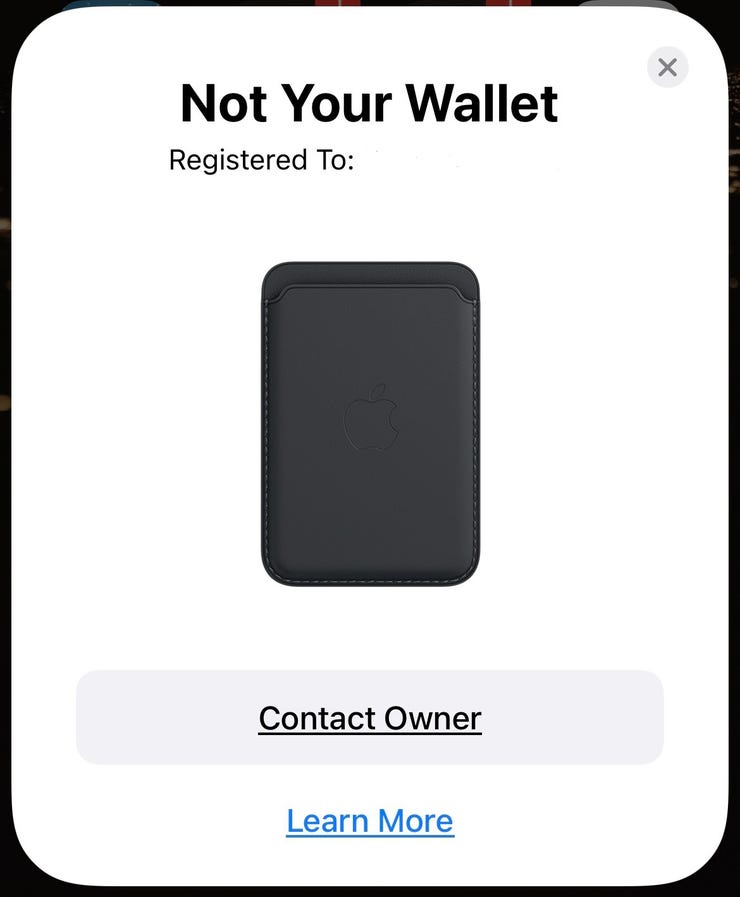 Apple MagSafe Leather Wallet with Find My Built In! 