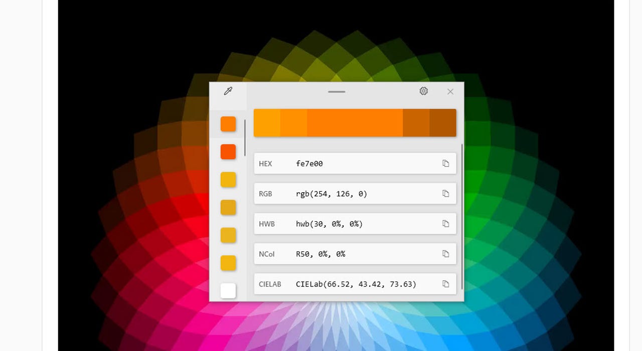 Just Color Picker 5.9 - best free colour tool for Windows and macOS