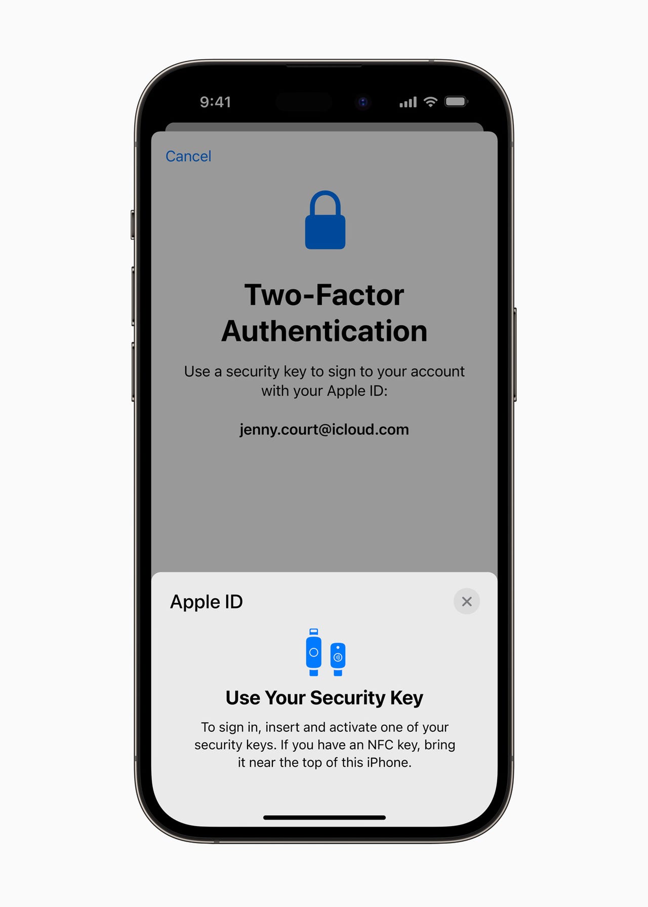About Security Keys for Apple ID - Apple Support