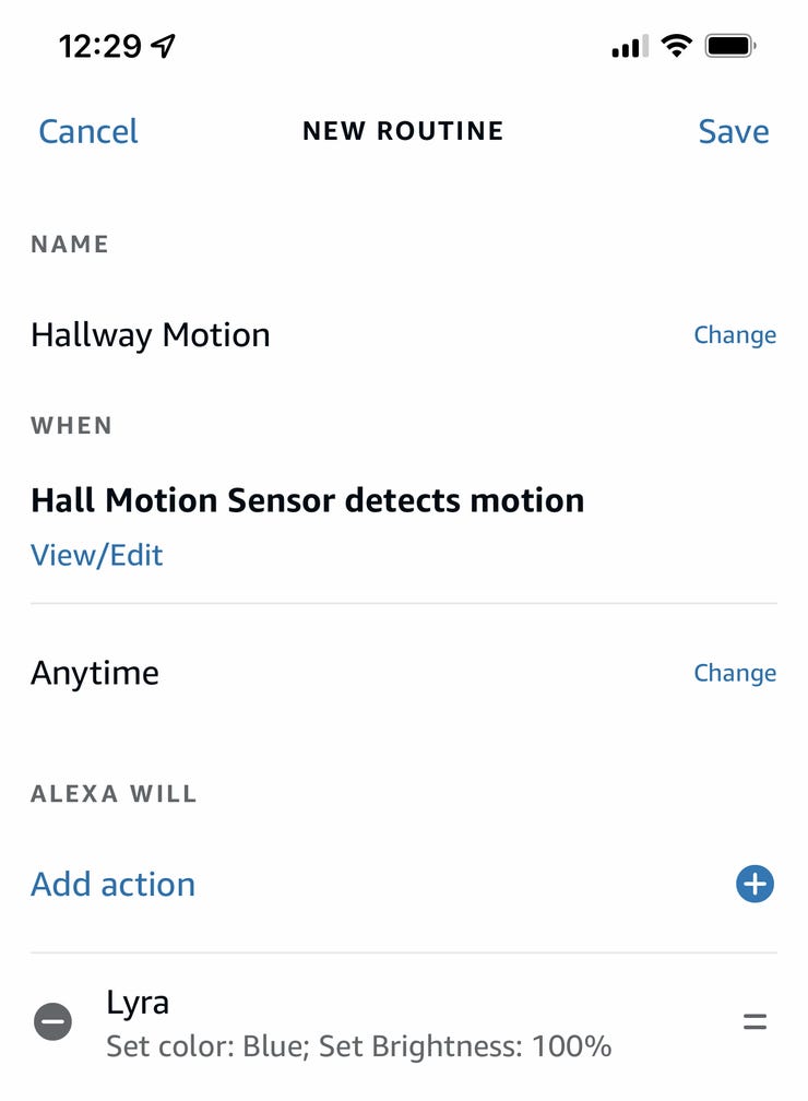 How to set up motion-triggered lights as an Alexa routine | ZDNET