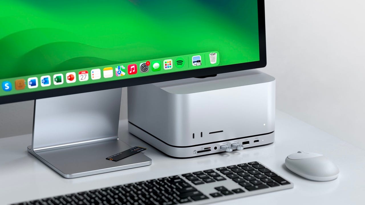 Satechi Type-C Aluminum Stand and Hub for Mac Mini & Mac Studio