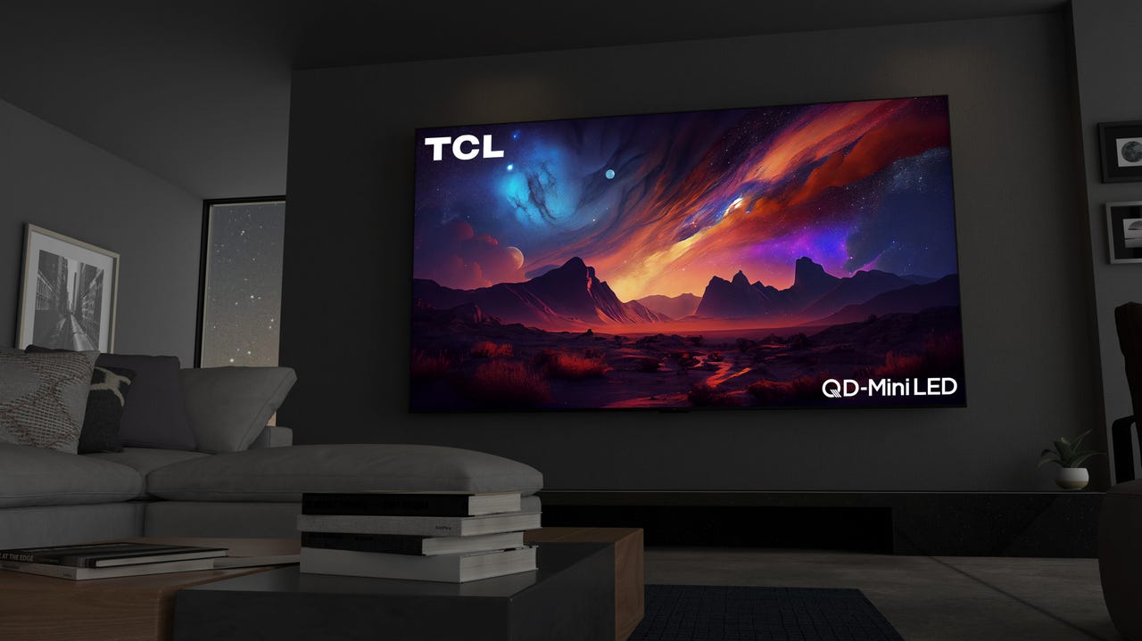TCL's 2024 TV lineup includes this massive QD mini LED | ZDNET