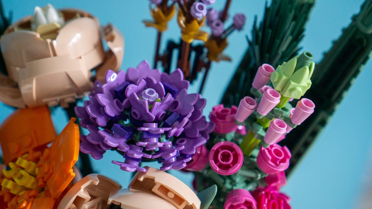 LEGO FLOWER BOUQUET 💐 (unboxing + building process) 