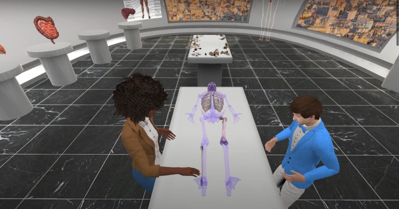 With a virtual reality video game, anatomy can be learned in universidad  del rosario