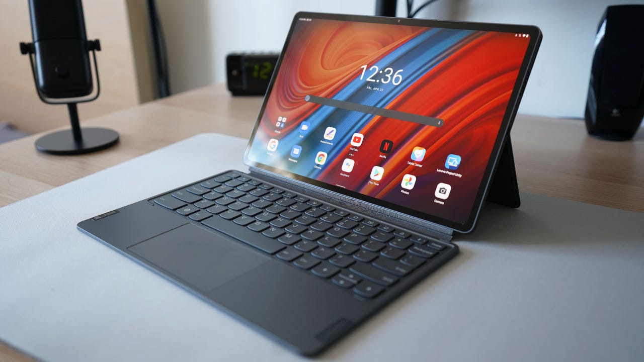 Lenovo Tab P12 the shoots review: ZDNET for Pro Android The | Galaxy flagship tablet