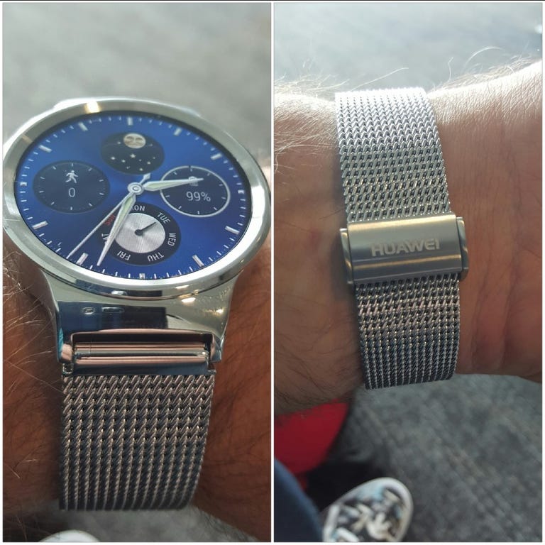 Peru halsband lid Huawei Watch review: Classy, comfortable Android Wear smartwatch looks  great with a suit | ZDNet