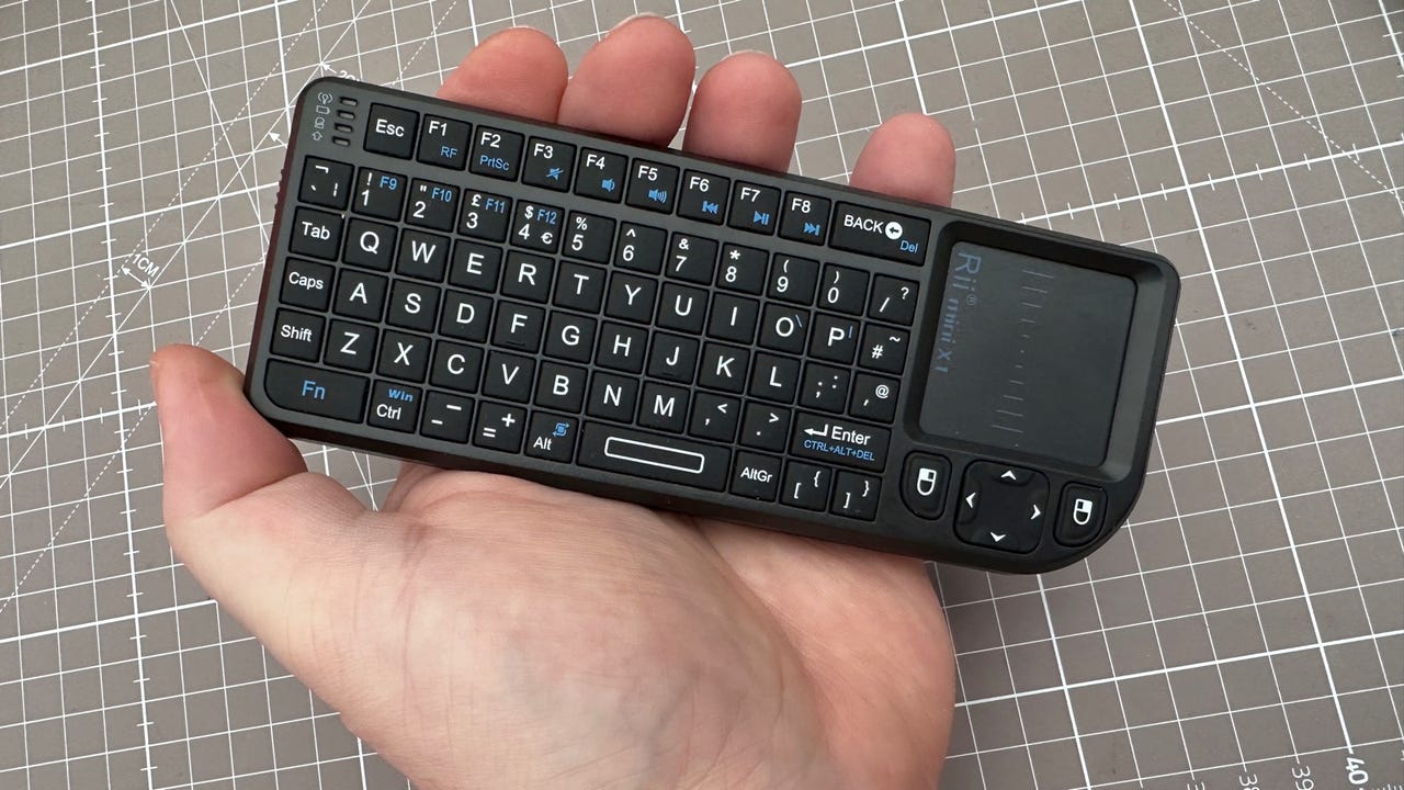 wireless keyboard with touchpad