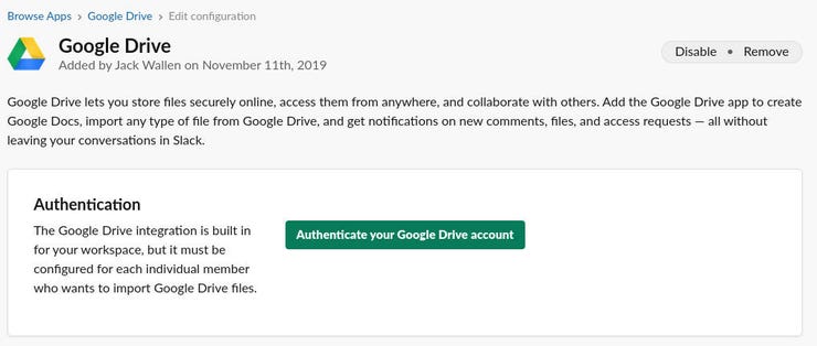 Slack's Google Drive App can share your private Docs and Drive files