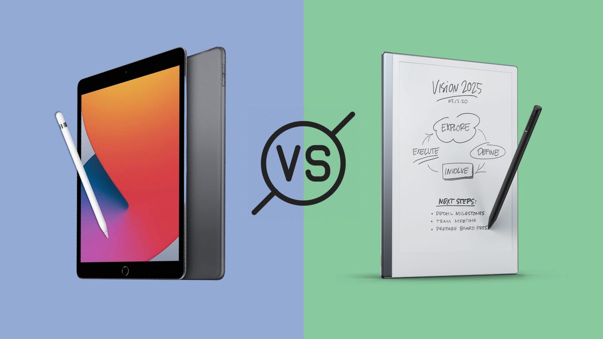 iPad (2021) vs. reMarkable 2 Take note of these differences