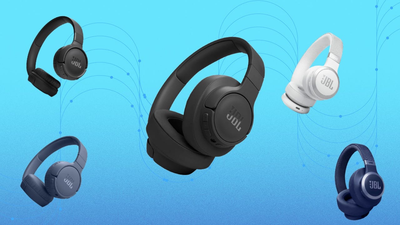 JBL announces bunch at a of and ZDNET beefed-up | speakers, CES headphones, earbuds