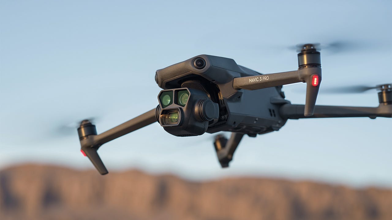 The world's first drone with three optical cameras just launched