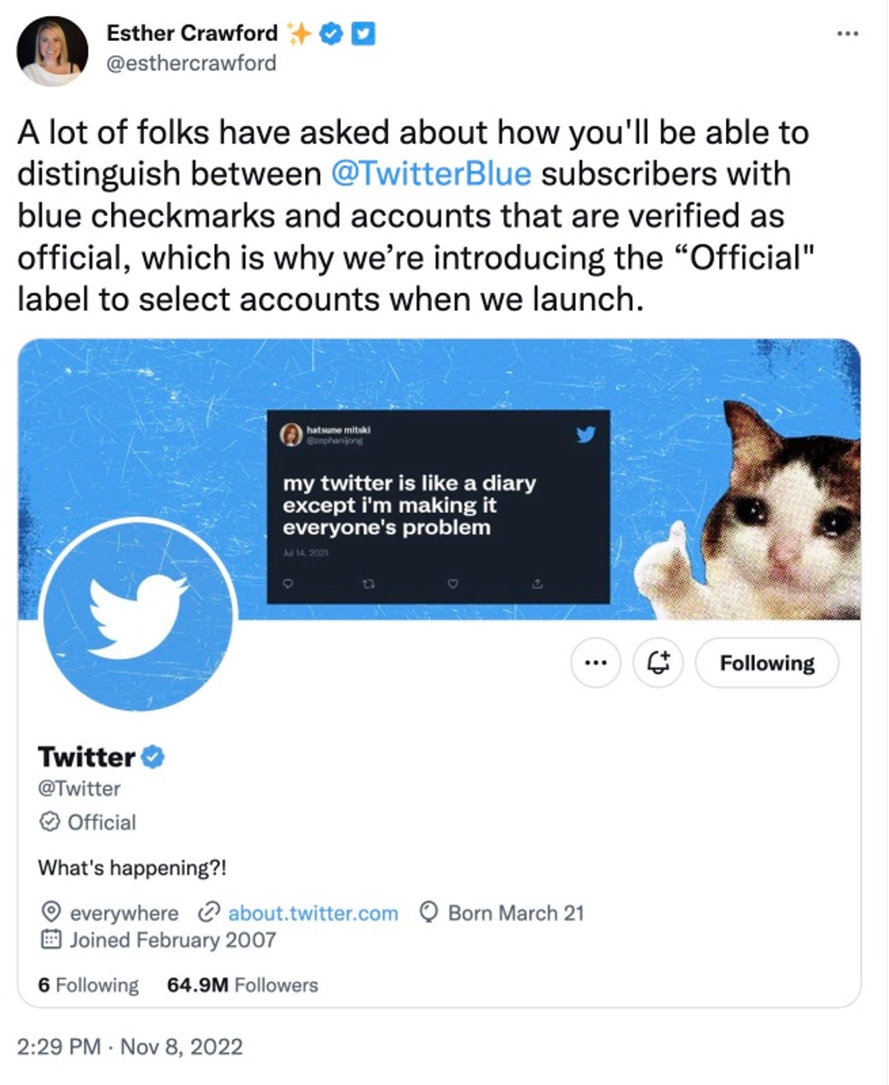 Twitter to offer 'official' label for select verified accounts