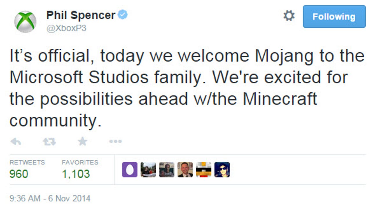 Microsoft reportedly close to acquiring Minecraft creator Mojang for more  than $2 billion