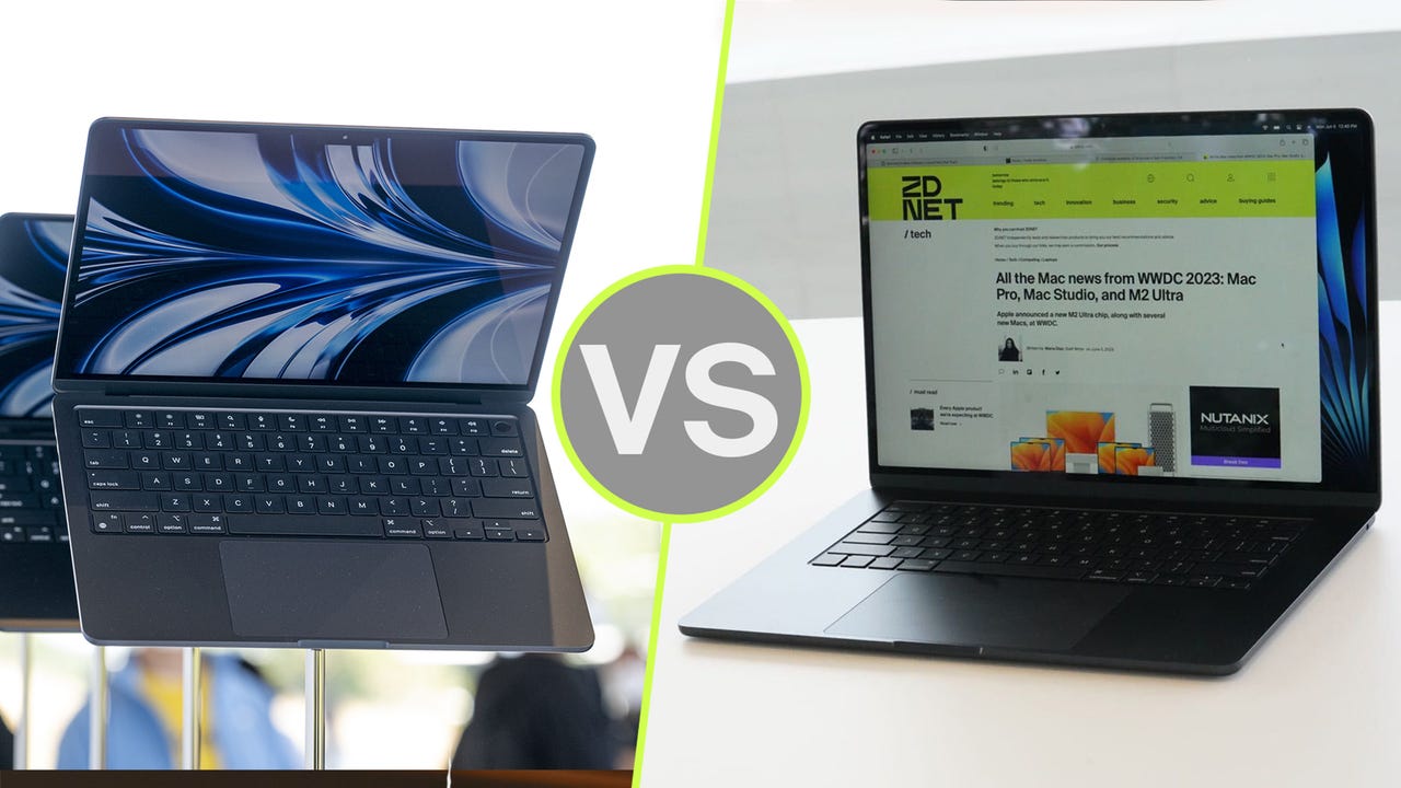 MacBook Air (15-inch) vs MacBook Air (13-inch): Which model should