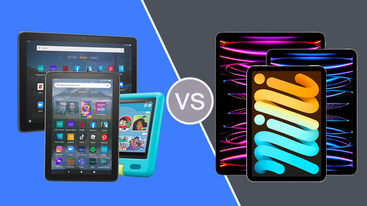 Amazon Fire Tablet vs iPad: What's the right tablet for you? | ZDNET
