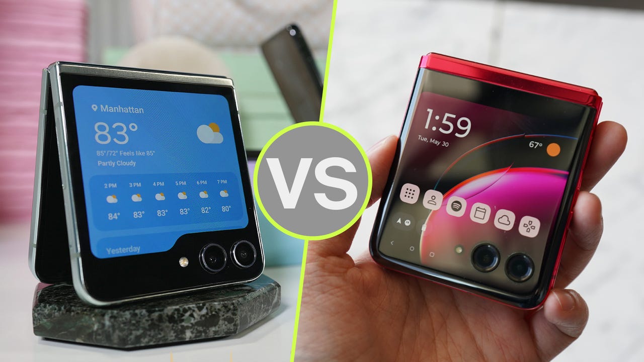 Samsung Galaxy Z Flip 5 vs. Motorola Razr Plus Comparing the best flip