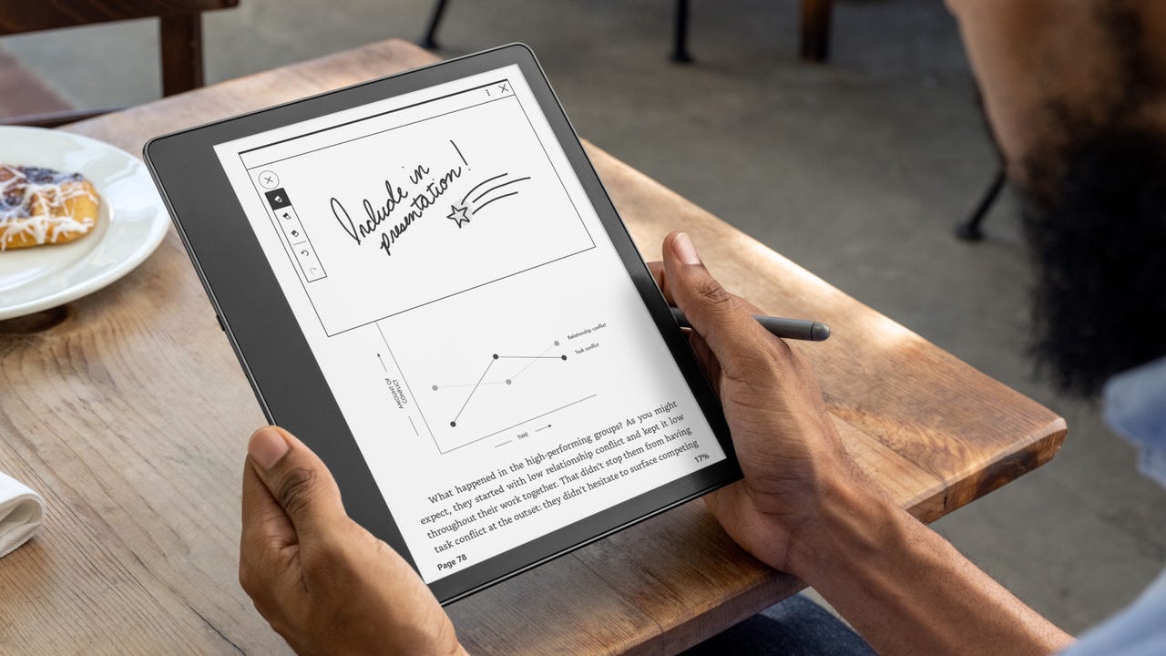Amazon Kindle Scribe: Here comes the first Kindle you can write and sketch  on | ZDNET