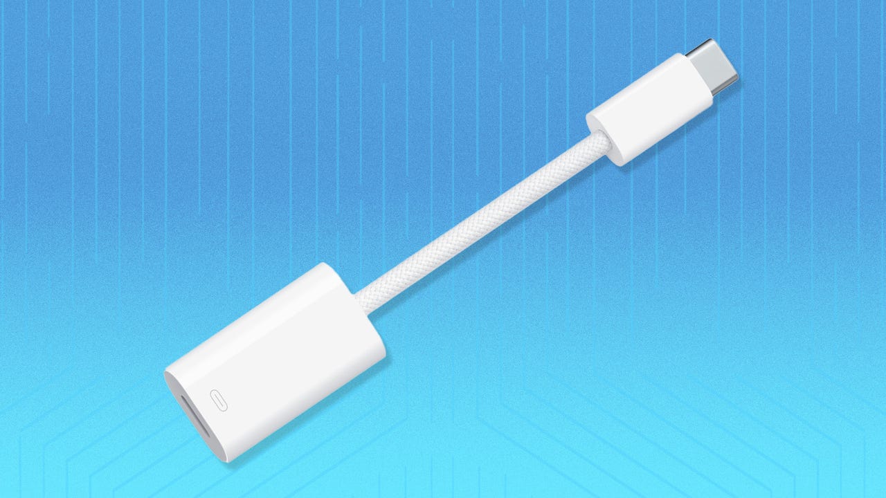 Buying an iPhone 15 but still want your Lightning port? Apple's got a dongle  for you