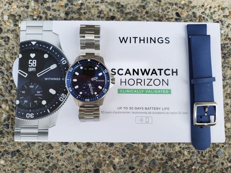 Withings Scanwatch Horizon Hybrid Smartwatch