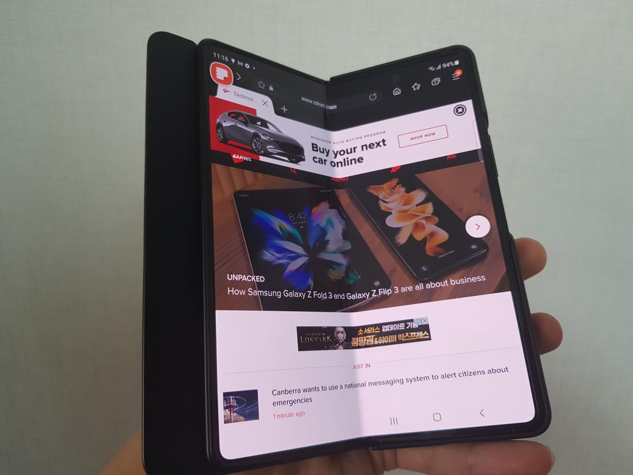 Hands-On With Samsung's New $1,800 Galaxy Z Fold 3 - MacRumors