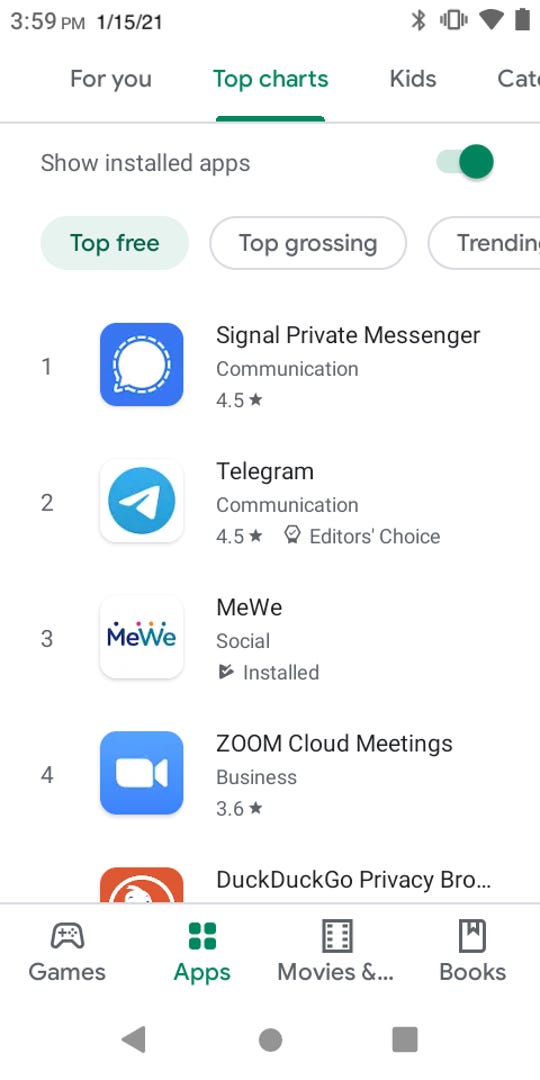 MeWe on X: MeWe is the #1 Trending Social App. Let's wake up the world,  MeWe is here and it's a new day! MeWe offers great communication tech with  No Ads, No