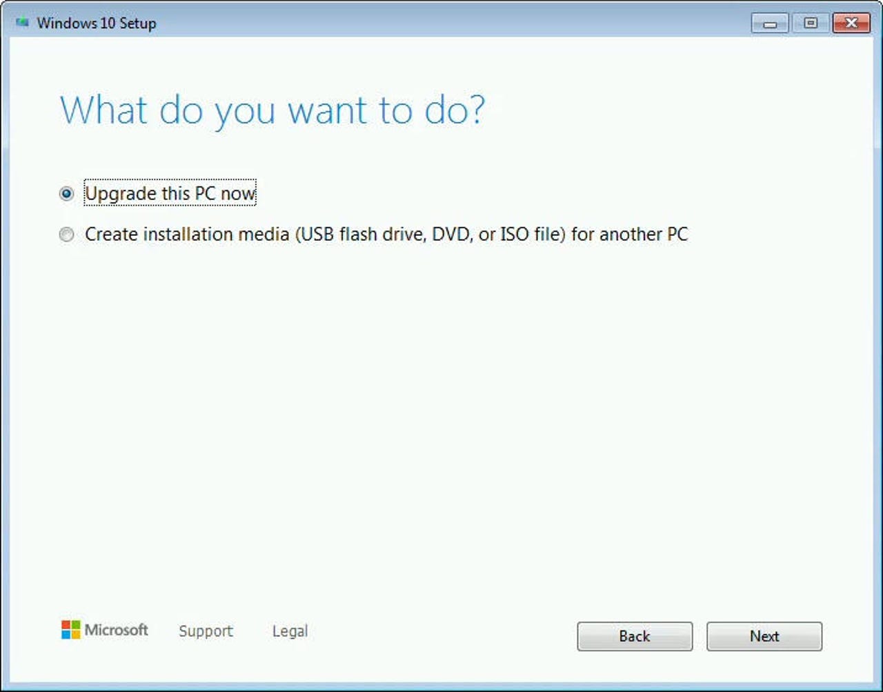Media creation tool 7. Windows 10 upgrade. Can you upgrade&.