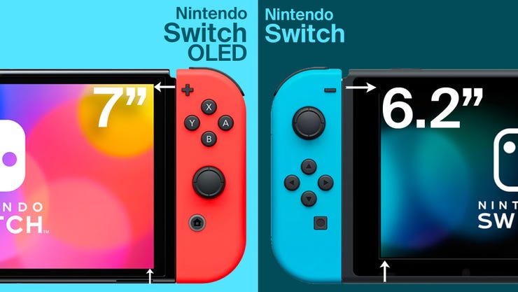 Nintendo Switch OLED Dimensions & Drawings